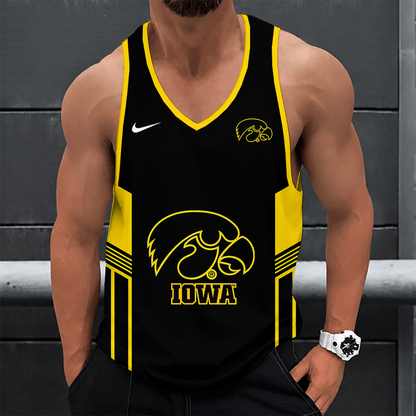 [SLAM DUNK DEAL] NEW CUSTOMIZED NCAA MAM16 IWH IOWA HAWKEYES STRAPPY UNISEX TANK TOP