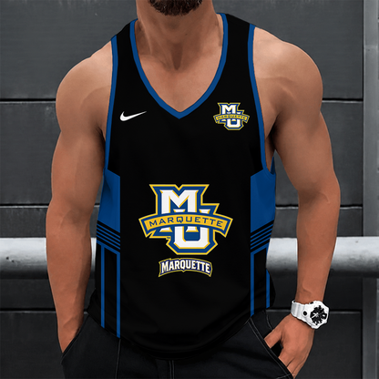 [SLAM DUNK DEAL] NEW CUSTOMIZED NCAA MAM17 MGE MARQUETTE GOLDEN EAGLES STRAPPY UNISEX TANK TOP
