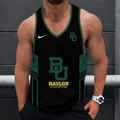 [SLAM DUNK DEAL] NEW CUSTOMIZED NCAA MAM18 BAB BAYLOR BEARS STRAPPY UNISEX TANK TOP
