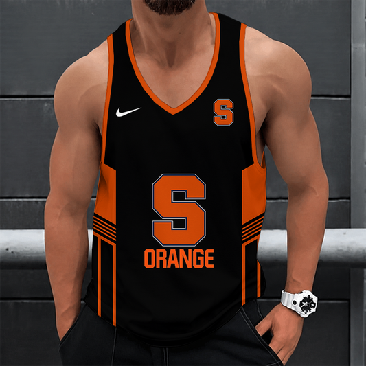 [SLAM DUNK DEAL] NEW CUSTOMIZED NCAA MAM19 SYO SYRACUSE ORANGE STRAPPY UNISEX TANK TOP