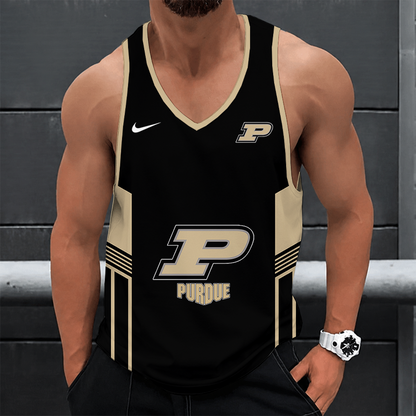 [SLAM DUNK DEAL] NEW CUSTOMIZED NCAA MAM20 PUB PURDUE BOILERMAKERS STRAPPY UNISEX TANK TOP