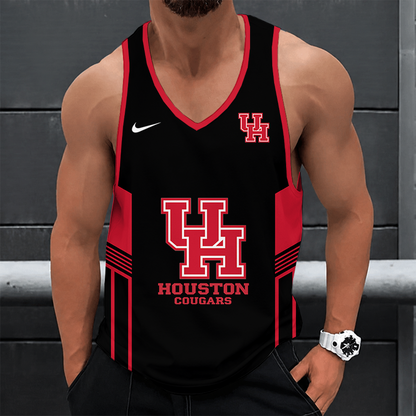 [SLAM DUNK DEAL] NEW CUSTOMIZED NCAA MAM26 HOC HOUSTON COUGARS STRAPPY UNISEX TANK TOP