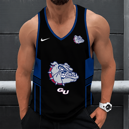 [SLAM DUNK DEAL] NEW CUSTOMIZED NCAA MAM27 GOB GONZAGA BULLDOGS STRAPPY UNISEX TANK TOP