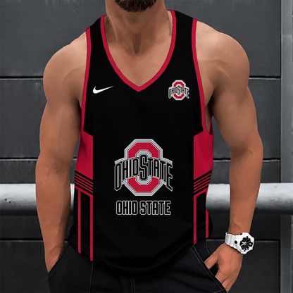 [SLAM DUNK DEAL] NEW CUSTOMIZED NCAA MAM30 OSB OHIO STATE BUCKEYES STRAPPY UNISEX TANK TOP