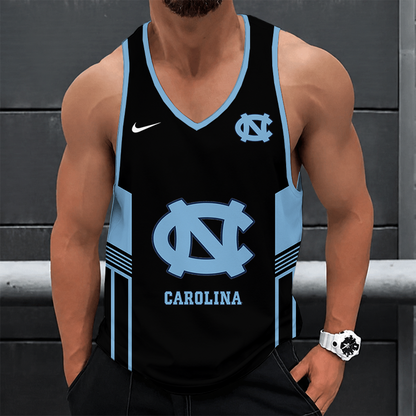 [SLAM DUNK DEAL] NEW CUSTOMIZED NCAA MAM05 NTH NORTH CAROLINA TAR HEELS STRAPPY UNISEX TANK TOP