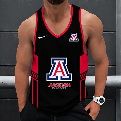 [SLAM DUNK DEAL] NEW CUSTOMIZED NCAA MAM09 ARW ARIZONA WILDCATS STRAPPY UNISEX TANK TOP