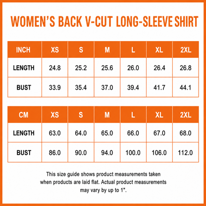 [TOUCHDOWN DEAL] NEW CUSTOMIZED NFL04 DTL THE LIONS WOMEN'S BACK V-CUT LONG-SLEEVE SHIRT