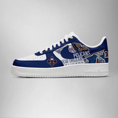 [SLAM DUNK DEAL] NEW CUSTOMIZED NBA30 NOP NEW ORLEANS PELICANS AF1 SHOES