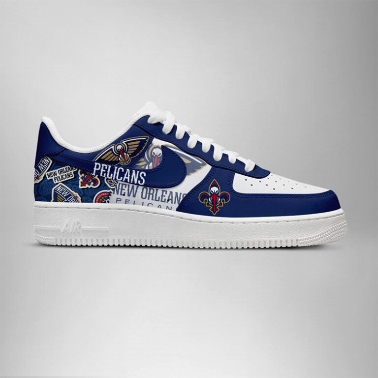 [SLAM DUNK DEAL] NEW CUSTOMIZED NBA30 NOP NEW ORLEANS PELICANS AF1 SHOES