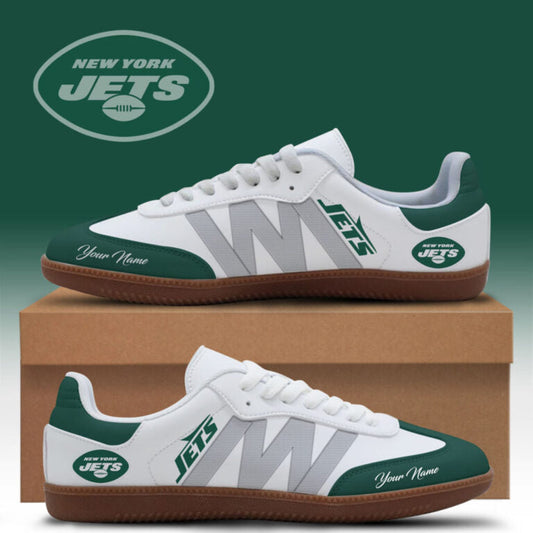 [TOUCHDOWN DEAL] NEW CUSTOMIZED NFL25 NYJ NEW YORK JETS CLASSIC SNEAKERS
