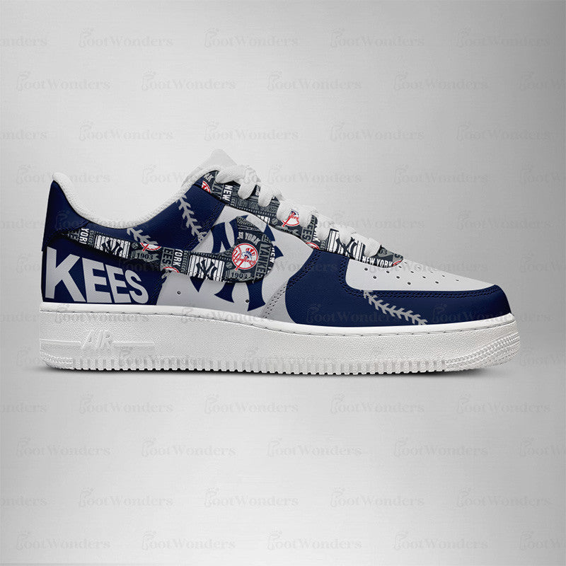 [HOMERUN DEAL] NEW CUSTOMIZED MLB01 NY YANKEES AF1 SHOES
