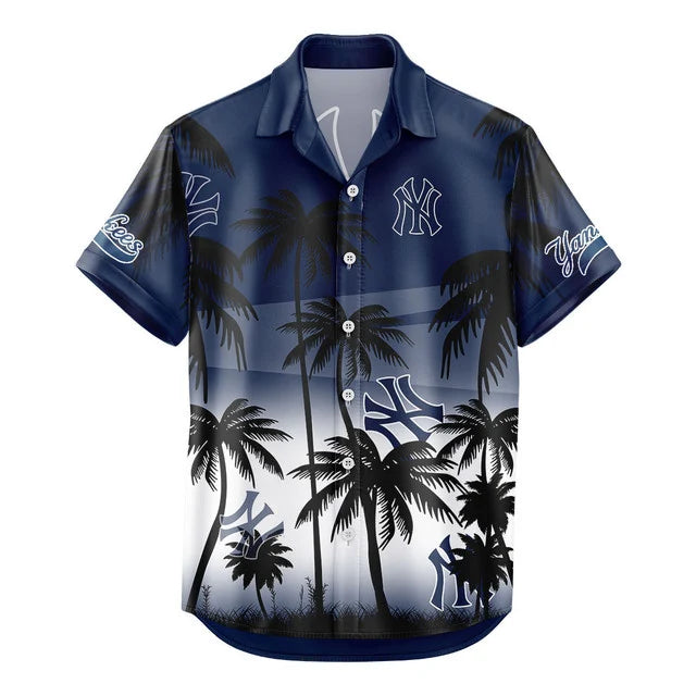 [HOMERUN DEAL] NEW CUSTOMIZED MLB01 NYY NEW YORK YANKEES UNISEX HAWAIIAN SHIRT & SHORTS SET