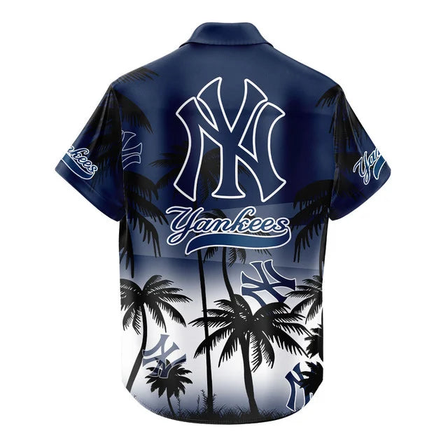 [HOMERUN DEAL] NEW CUSTOMIZED MLB01 NYY NEW YORK YANKEES UNISEX HAWAIIAN SHIRT & SHORTS SET