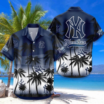 [HOMERUN DEAL] NEW CUSTOMIZED MLB01 NYY NEW YORK YANKEES UNISEX HAWAIIAN SHIRT & SHORTS SET