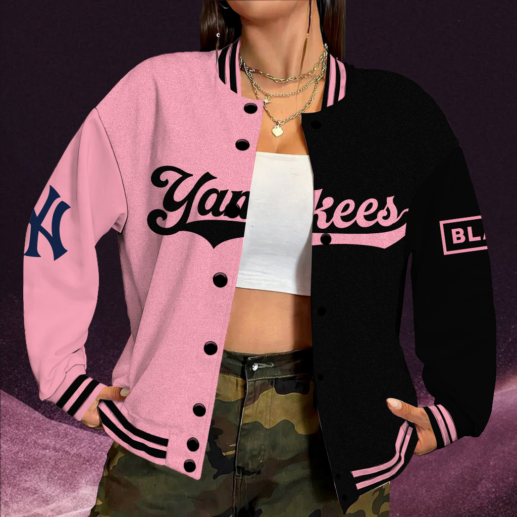 [HOMERUN DEAL] NEW CUSTOMIZED MLB01 NYY NEW YORK YANKEES SATIN VARSITY & BASEBALL JACKET
