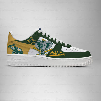 [HOMERUN DEAL] NEW CUSTOMIZED MLB23 OL ATHLETICS AF1 SHOES