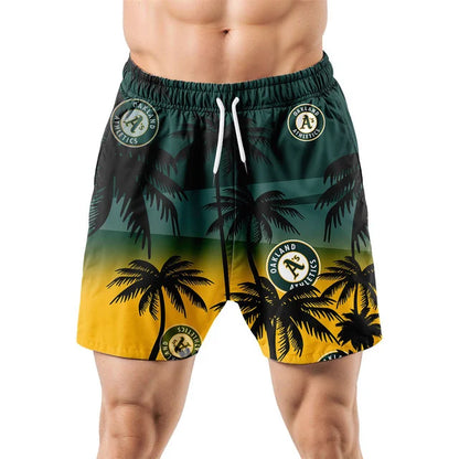 [HOMERUN DEAL] NEW CUSTOMIZED MLB23 OAS OAKLAND ATHLETICS UNISEX HAWAIIAN SHIRT & SHORTS SET