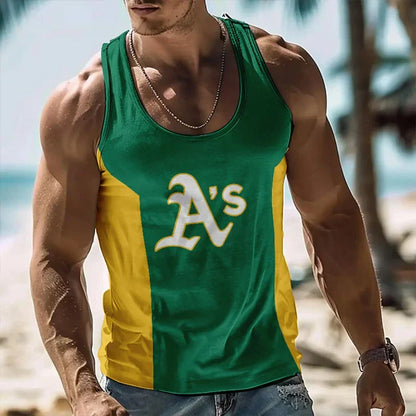 [HOMERUN DEAL] NEW CUSTOMIZED MLB23 OAKLAND ATHLETICS UNISEX TANK TOP