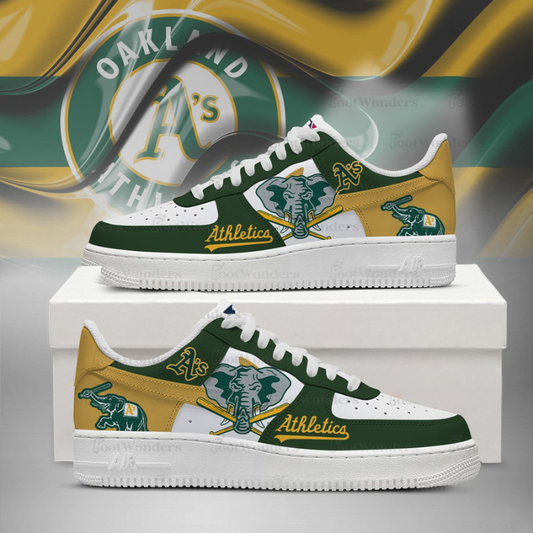 [HOMERUN DEAL] NEW CUSTOMIZED MLB23 OL ATHLETICS AF1 SHOES