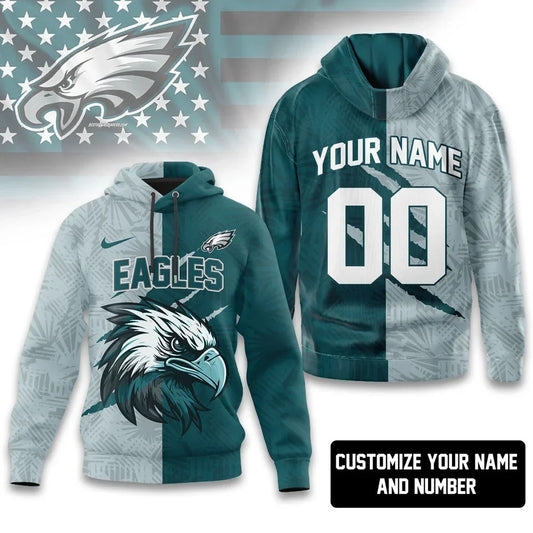 [TOUCHDOWN DEAL] NEW CUSTOMIZED NFL02 PPE PHILADELPHIA EAGLES T-SHIRT, HOODIE, ZIP HOODIE