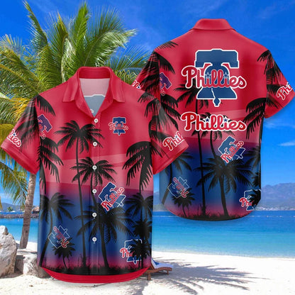 [HOMERUN DEAL] NEW CUSTOMIZED MLB11 PPS PHILADELPHIA PHILLIES UNISEX HAWAIIAN SHIRT & SHORTS SET
