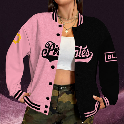 [HOMERUN DEAL] NEW CUSTOMIZED MLB29 PHP PITTSBURGH PIRATES SATIN VARSITY & BASEBALL JACKET
