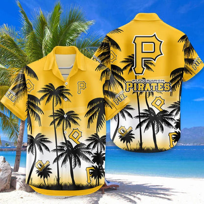 [HOMERUN DEAL] NEW CUSTOMIZED MLB29 PHP PITTSBURGH PIRATES UNISEX HAWAIIAN SHIRT & SHORTS SET