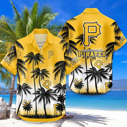 [HOMERUN DEAL] NEW CUSTOMIZED MLB29 PHP PITTSBURGH PIRATES UNISEX HAWAIIAN SHIRT & SHORTS SET