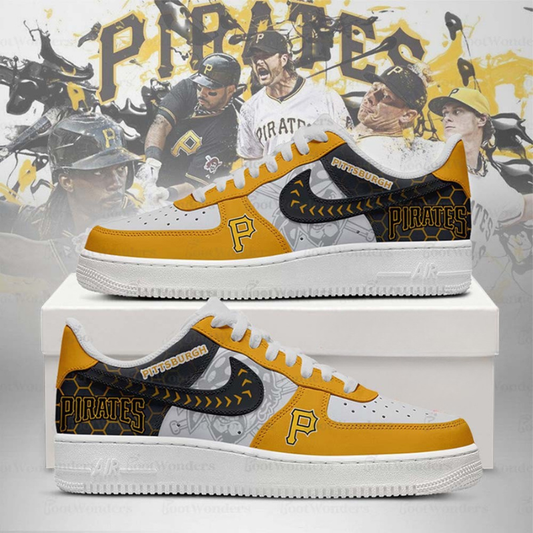 [HOMERUN DEAL] NEW CUSTOMIZED MLB29 PB PIRATES AF1 SHOES