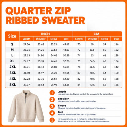 [HOMERUN DEAL] NEW CUSTOMIZED MLB24 SLC THE CARDINALS QUARTER ZIP RIBBED SWEATER