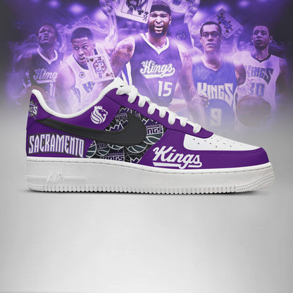 [SLAM DUNK DEAL] NEW CUSTOMIZED NBA16 SKI SACRAMENTO KINGS AF1 SHOES