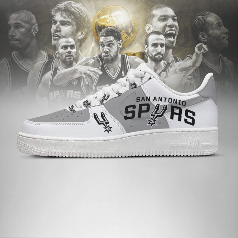 [SLAM DUNK DEAL] NEW CUSTOMIZED NBA23 SAS SAN ANTONIO SPURS AF1 SHOES