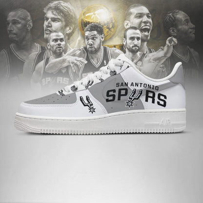 [SLAM DUNK DEAL] NEW CUSTOMIZED NBA23 SAS SAN ANTONIO SPURS AF1 SHOES