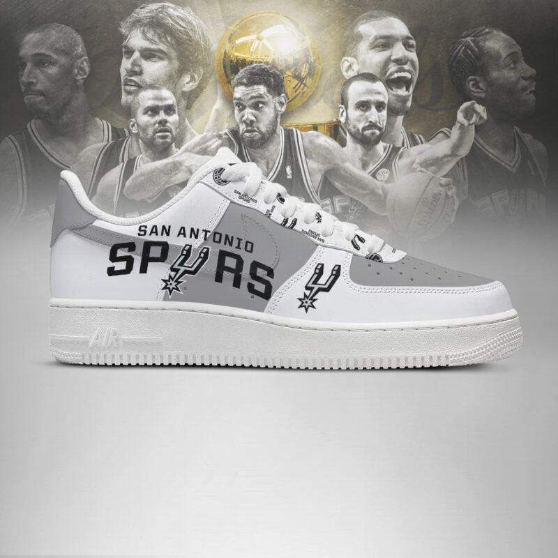 [SLAM DUNK DEAL] NEW CUSTOMIZED NBA23 SAS SAN ANTONIO SPURS AF1 SHOES