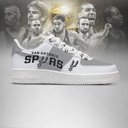 [SLAM DUNK DEAL] NEW CUSTOMIZED NBA23 SAS SAN ANTONIO SPURS AF1 SHOES