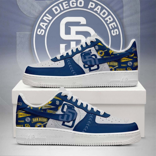 [HOMERUN DEAL] NEW CUSTOMIZED MLB18 SD PADRES AF1 SHOES