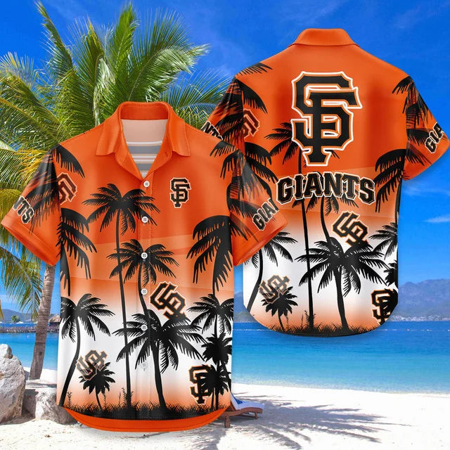 [HOMERUN DEAL] NEW CUSTOMIZED MLB06 SFG SAN FRANCISCO GIANTS UNISEX HAWAIIAN SHIRT & SHORTS SET