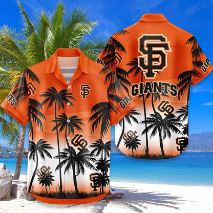 [HOMERUN DEAL] NEW CUSTOMIZED MLB06 SFG SAN FRANCISCO GIANTS UNISEX HAWAIIAN SHIRT & SHORTS SET