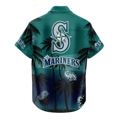 [HOMERUN DEAL] NEW CUSTOMIZED MLB14 SMS SEATTLE MARINERS UNISEX HAWAIIAN SHIRT & SHORTS SET