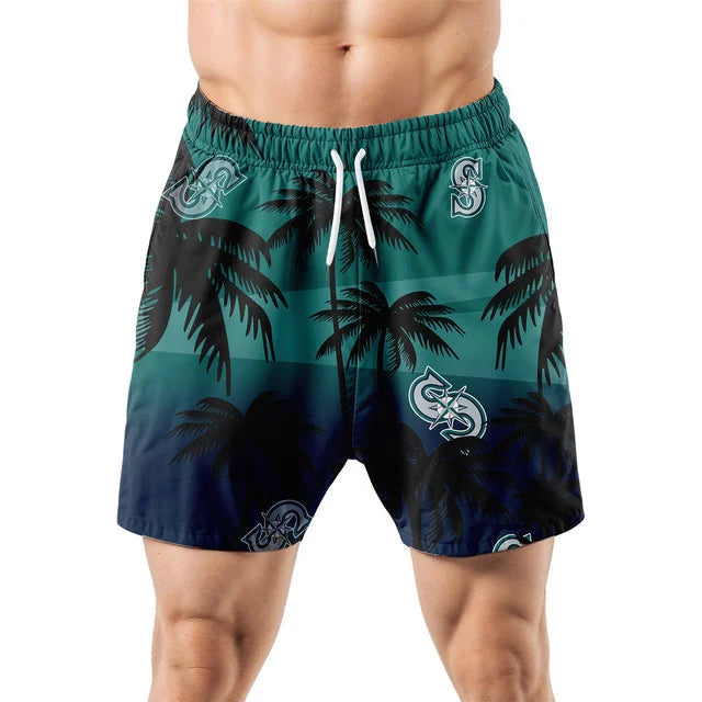 [HOMERUN DEAL] NEW CUSTOMIZED MLB14 SMS SEATTLE MARINERS UNISEX HAWAIIAN SHIRT & SHORTS SET