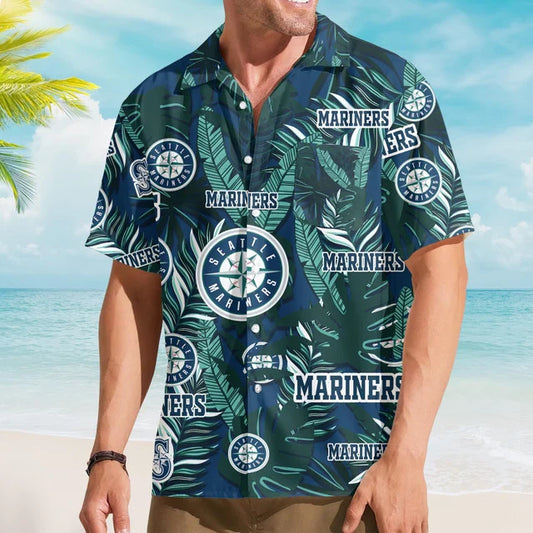[HOMERUN DEAL] NEW CUSTOMIZED MLB14 SMS SEATTLE MARINERS UNISEX HAWAIIAN SHIRT