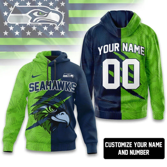 [TOUCHDOWN DEAL] NEW CUSTOMIZED NFL06 SSH SEATTLE SEAHAWKS T-SHIRT, HOODIE, ZIP HOODIE