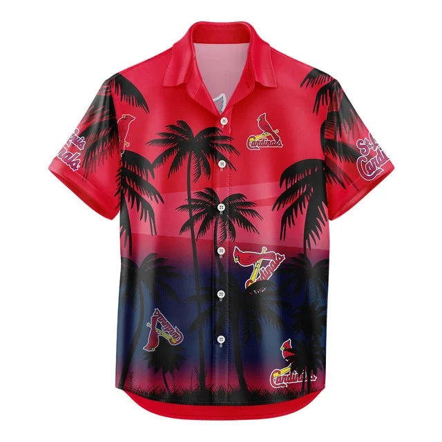 [HOMERUN DEAL] NEW CUSTOMIZED MLB24 SLC ST. LOUIS CARDINALS UNISEX HAWAIIAN SHIRT & SHORTS SET