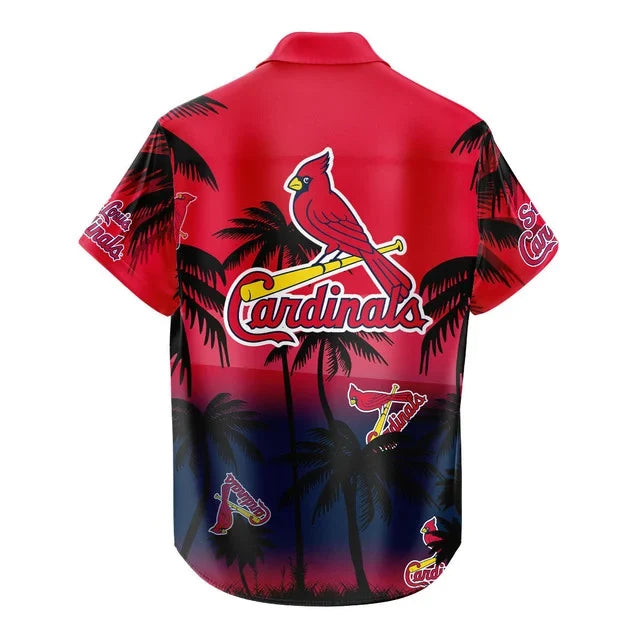 [HOMERUN DEAL] NEW CUSTOMIZED MLB24 SLC ST. LOUIS CARDINALS UNISEX HAWAIIAN SHIRT & SHORTS SET