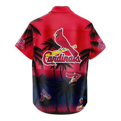 [HOMERUN DEAL] NEW CUSTOMIZED MLB24 SLC ST. LOUIS CARDINALS UNISEX HAWAIIAN SHIRT & SHORTS SET