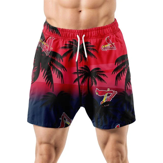 [HOMERUN DEAL] NEW CUSTOMIZED MLB24 SLC ST. LOUIS CARDINALS UNISEX HAWAIIAN SHIRT & SHORTS SET