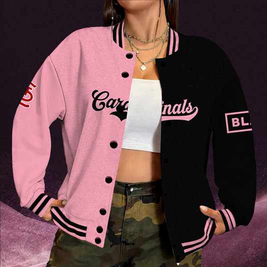 [HOMERUN DEAL] NEW CUSTOMIZED MLB24 SLC ST. LOUIS CARDINALS SATIN VARSITY & BASEBALL JACKET