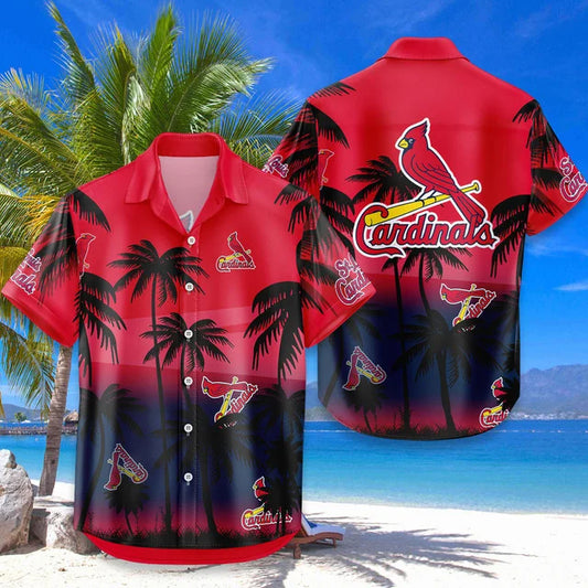 [HOMERUN DEAL] NEW CUSTOMIZED MLB24 SLC ST. LOUIS CARDINALS UNISEX HAWAIIAN SHIRT & SHORTS SET