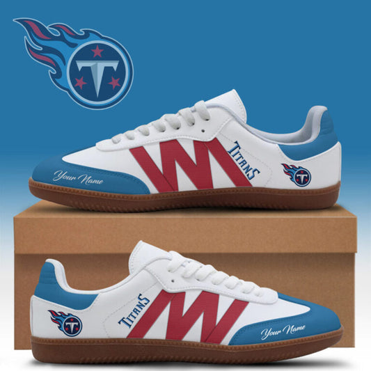 [TOUCHDOWN DEAL] NEW CUSTOMIZED NFL31 TST TENNESSEE TITANS CLASSIC SNEAKERS