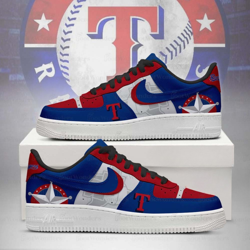 [HOMERUN DEAL] NEW CUSTOMIZED MLB08 TX RANGERS AF1 SHOES